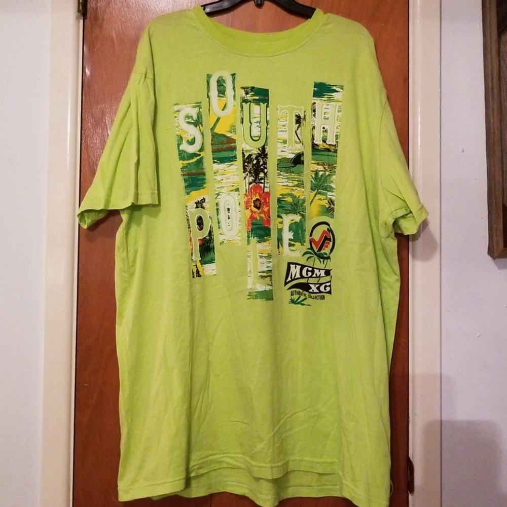Men's Southpole Size XXL Neon Lime Green